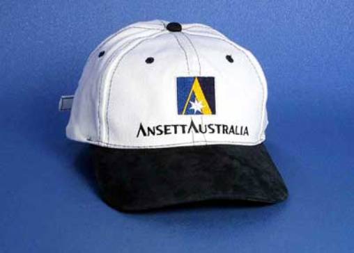 (image for) BASEBALL CAP (White crown / Navy suede peak) - Click Image to Close